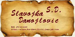 Slavojka Danojlović vizit kartica